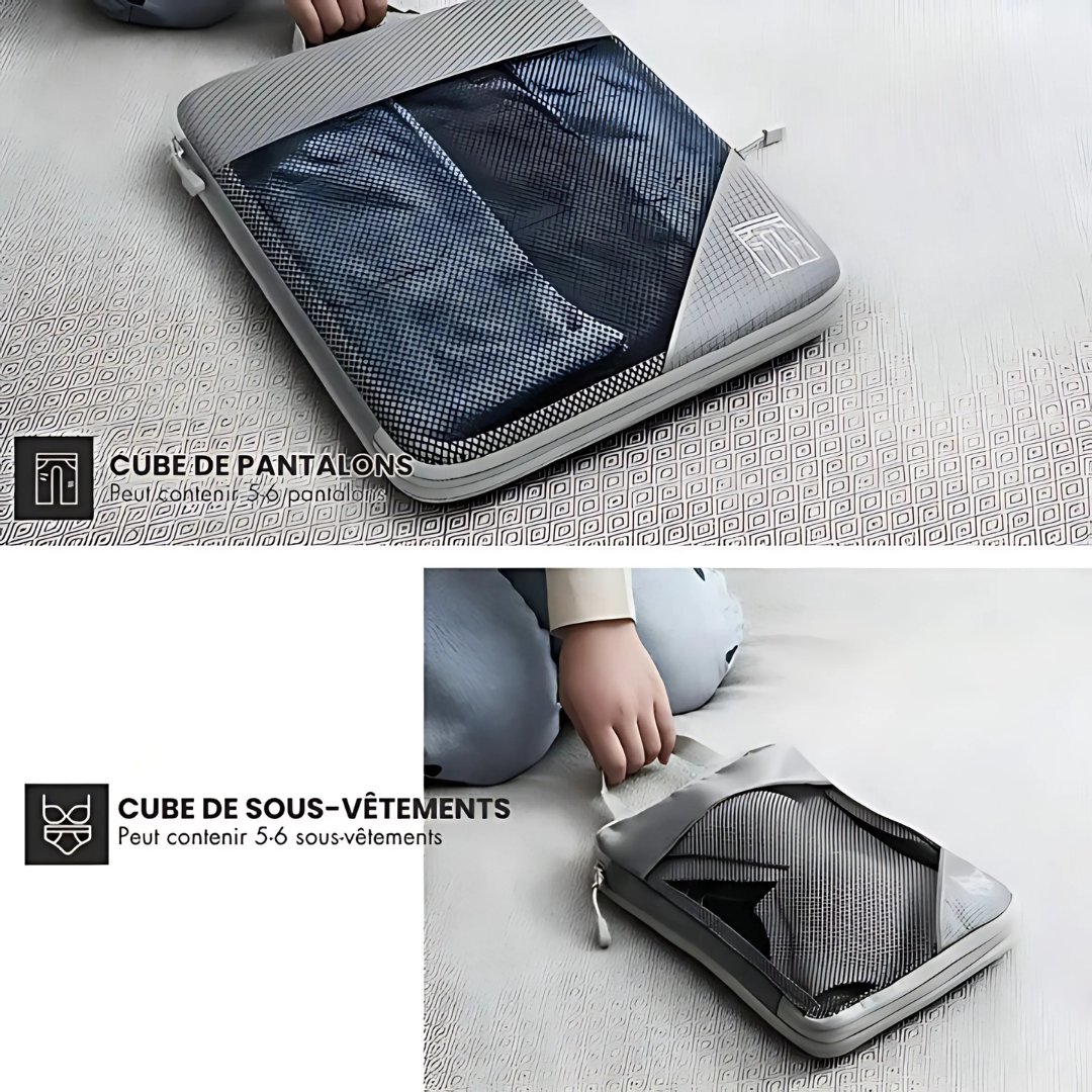 Cubes de rangement valise