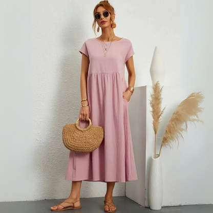 Robe d’été légère en coton fluide