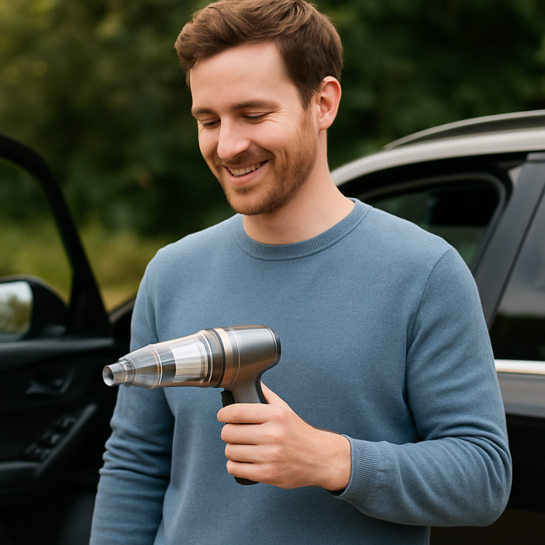 Aspirateur sans fil voiture compact et rechargeable