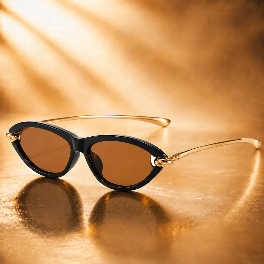 Lunettes Cat-Eye avec Chaîne