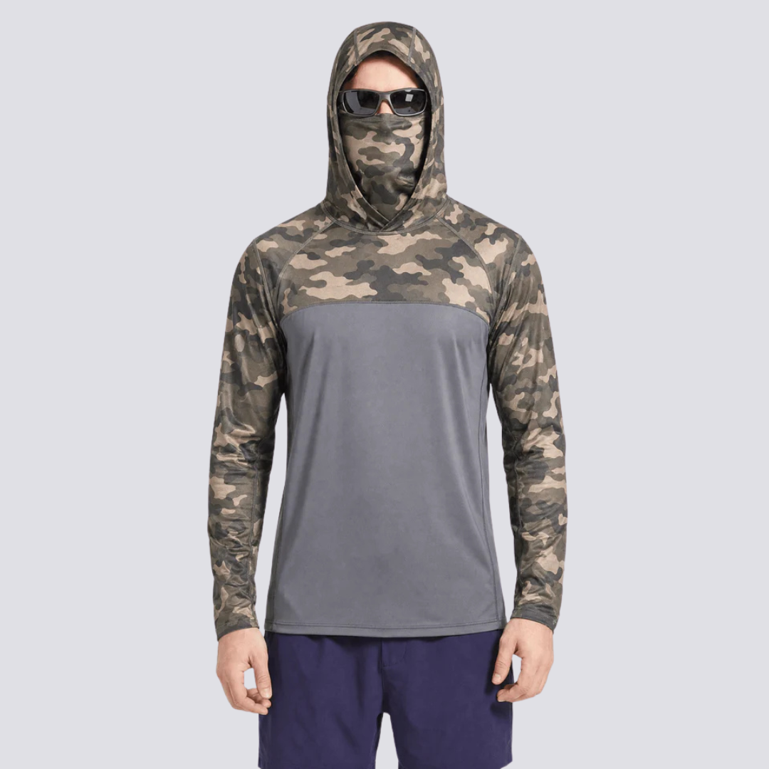 UV-Schutz-Sweatshirt mit integrierter Kapuze