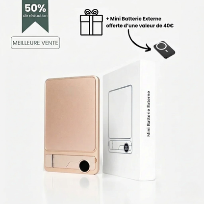 Ultrakompakte externe Mini-Powerbank