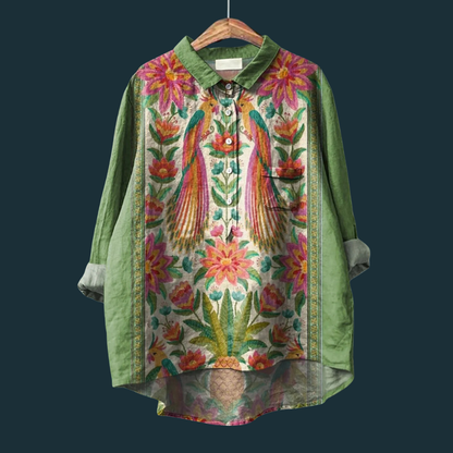 Chemise Femme Artistique Colorée