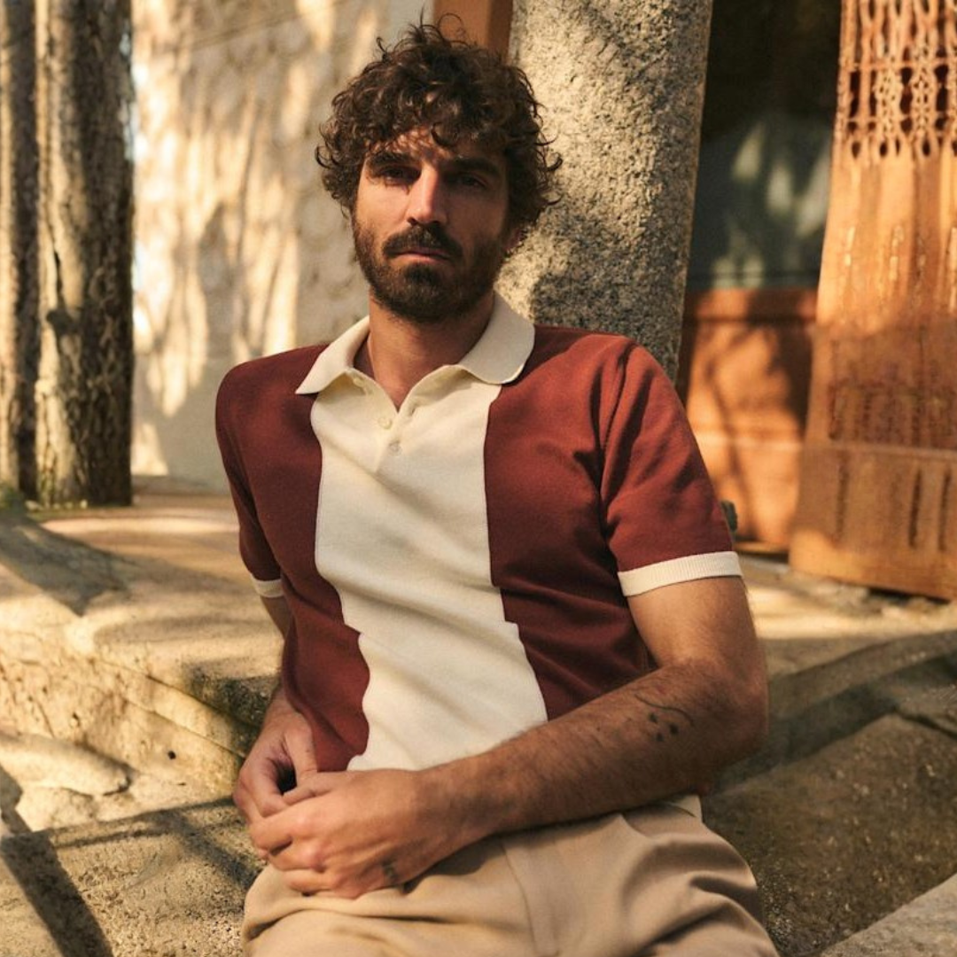 Polo en Maille à Col Polo