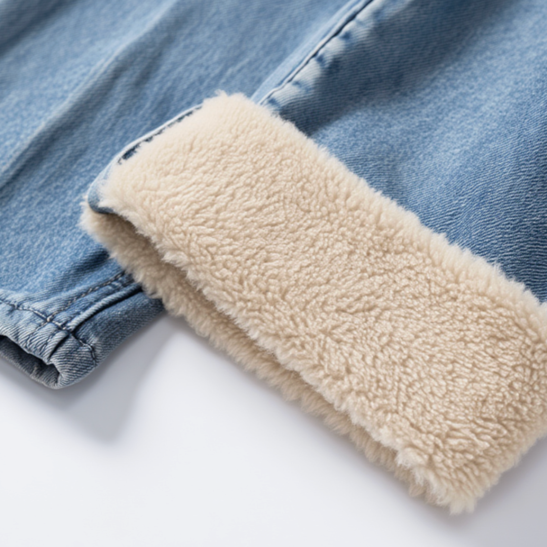 Herrenjeans mit Fleecefutter