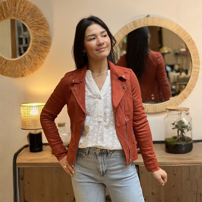 Weiche Lederjacke für Damen