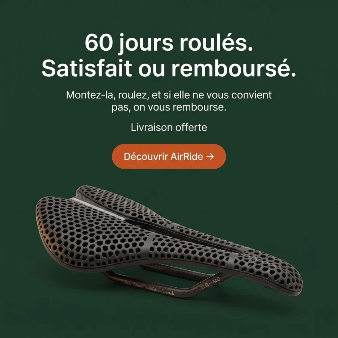 Selle Vélo 3D Ergonomique