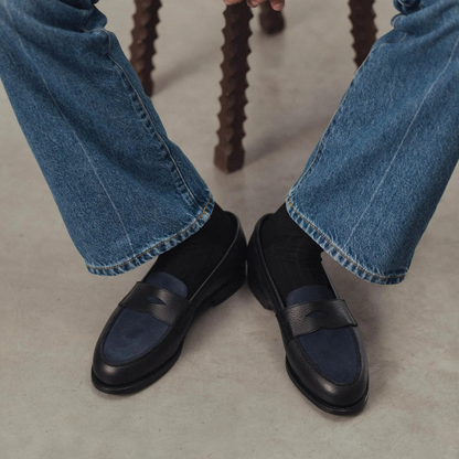Elegante Herren-Leder-Mokassins