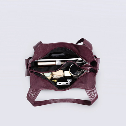 Sac cabas végan bordeaux