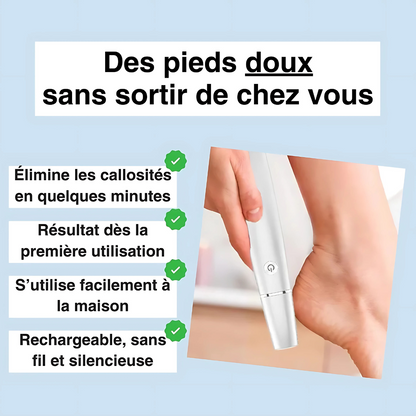 Râpe Électrique Rechargeable pour Pieds