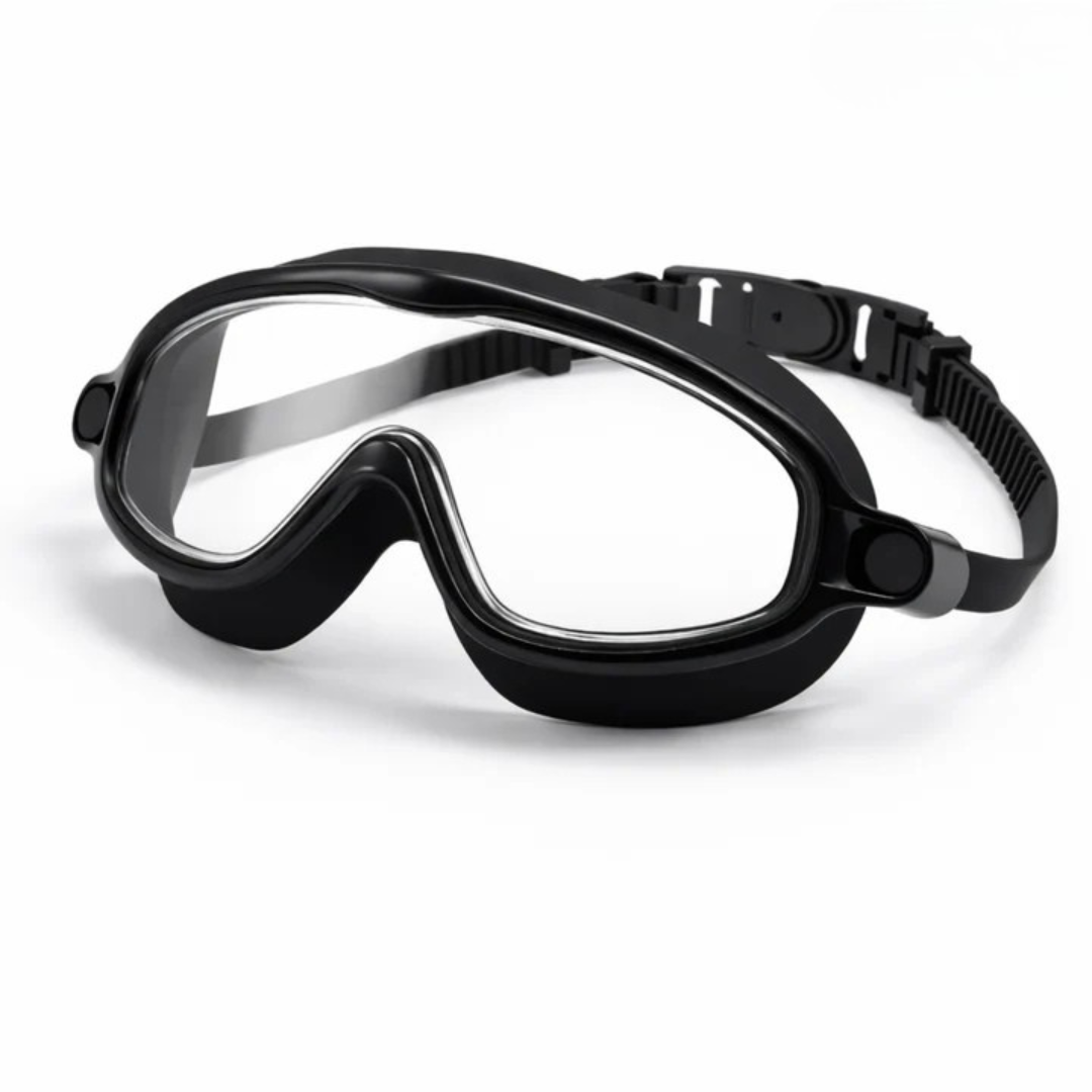 Lunettes de natation enfants à clip facile et anti-buée