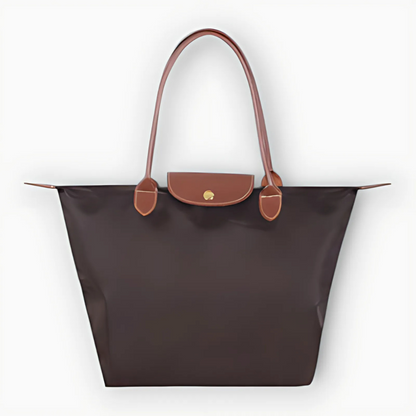 Elegante Oxford-Tasche mit Ledergriffen