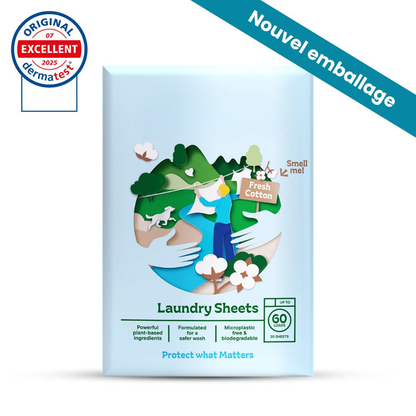 Feuilles de lessive écologiques