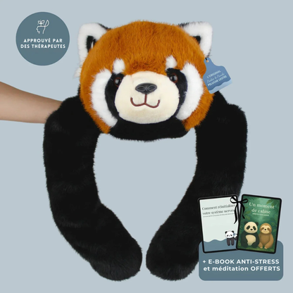 Peluche Panda Relaxante avec Bras Lestés