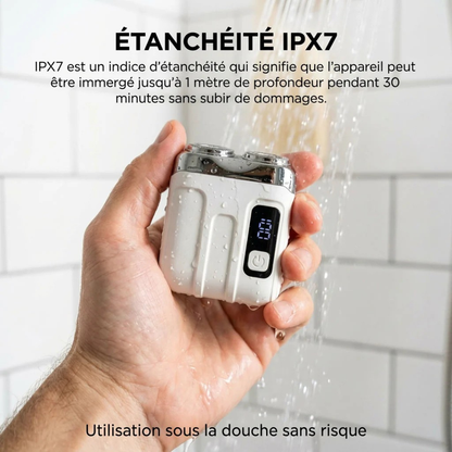 Kompakter Akku-Rasierer