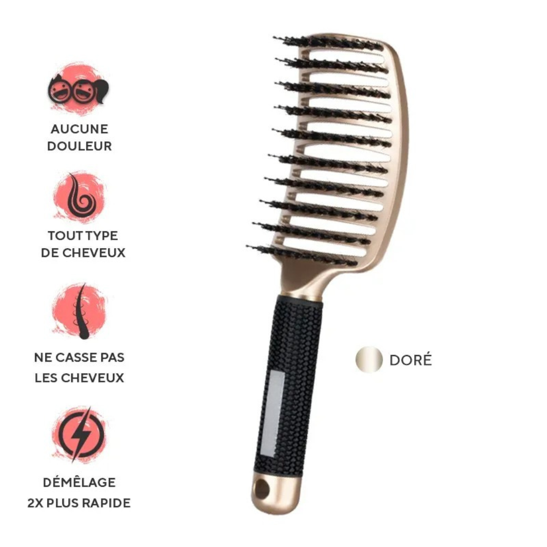 Entwirrende Bürste gegen Haarbruch