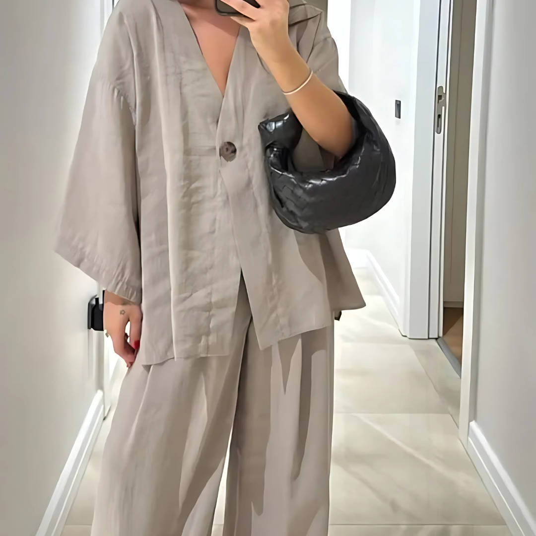 Elegantes Weitgeschnittenes Set – Lässig & Stilvoll