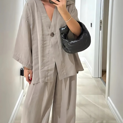 Elegantes Weitgeschnittenes Set – Lässig & Stilvoll