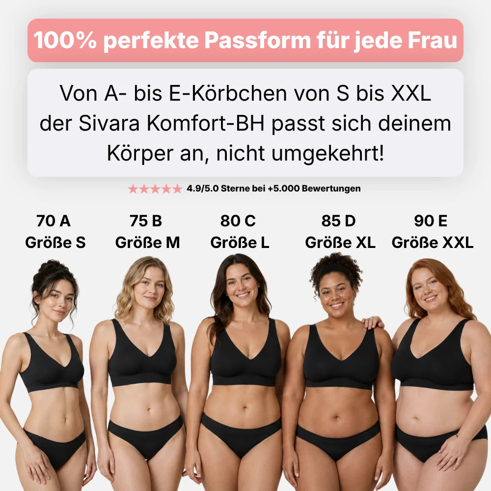 Nahtloser BH mit natürlichem Halt