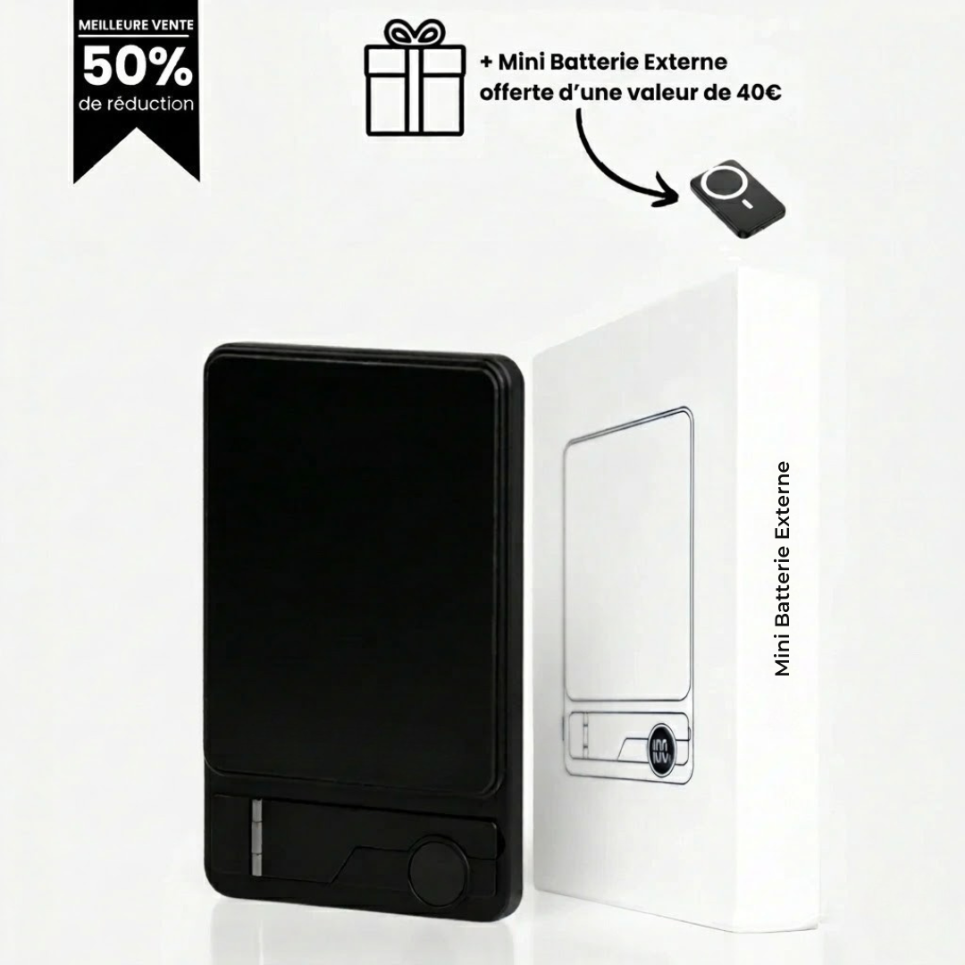 Ultrakompakte externe Mini-Powerbank