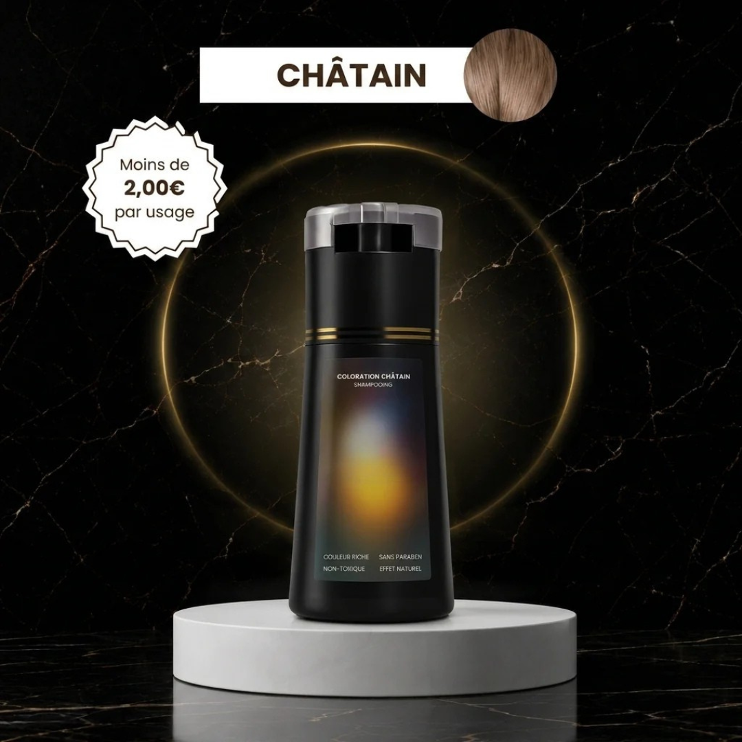 Sofort-Färbe-Shampoo für weiße und graue Haare