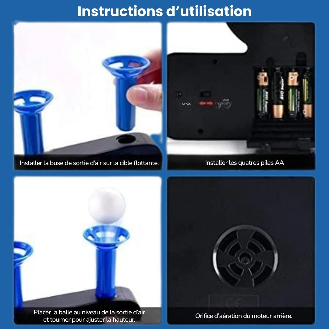 Jeu de tir aux balles flottantes