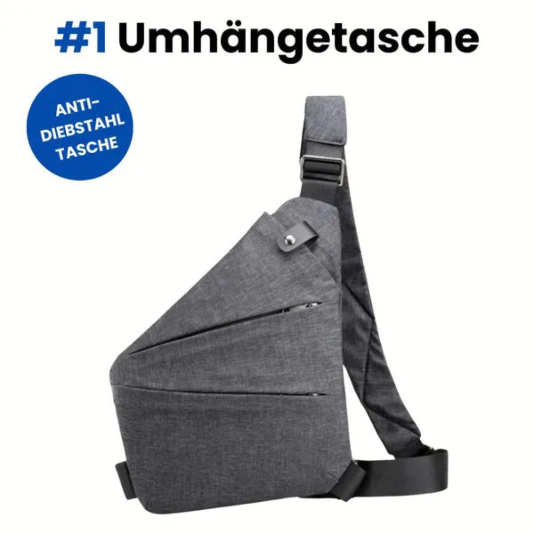 Sichere Umhängetasche mit Anti-Diebstahl Funktion
