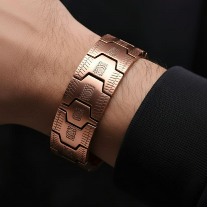 Magnetisches Armband aus Kupfer für Herren
