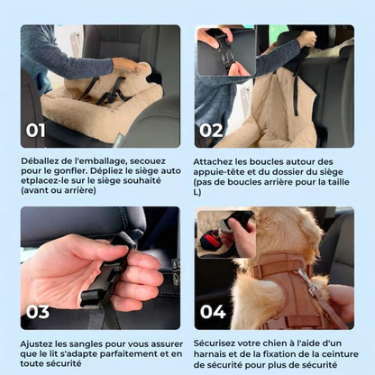 Kühlender Autositz für Hunde