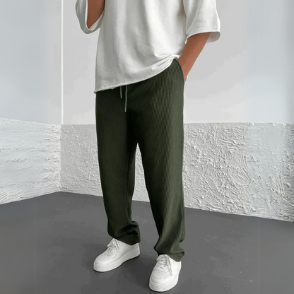 Ripp-Hose mit lockerem Sitz