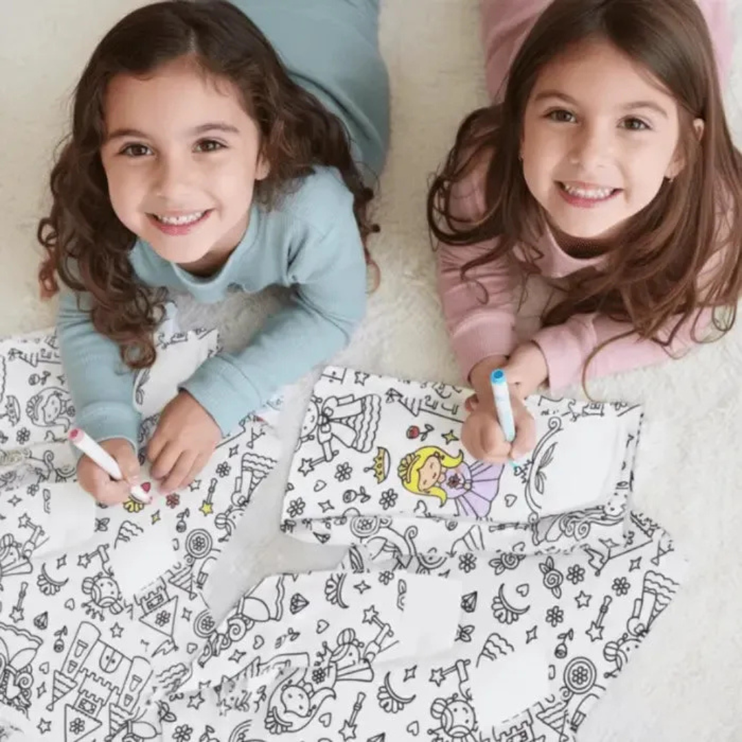 Ausmalbarer Pyjama für Kinder