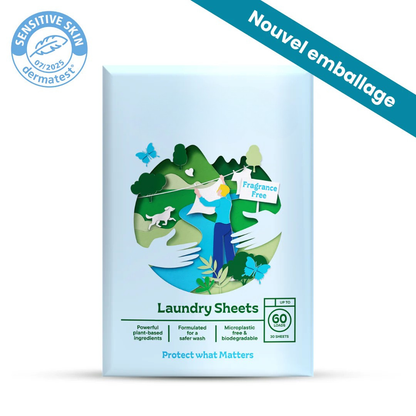 Feuilles de lessive écologiques