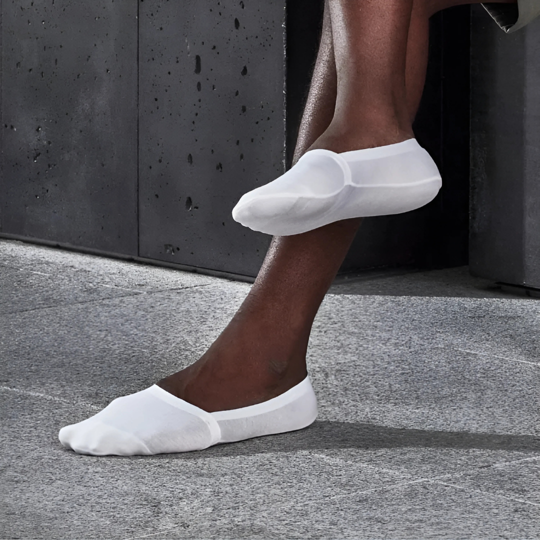 Chaussettes invisibles antidérapantes pour HOMME