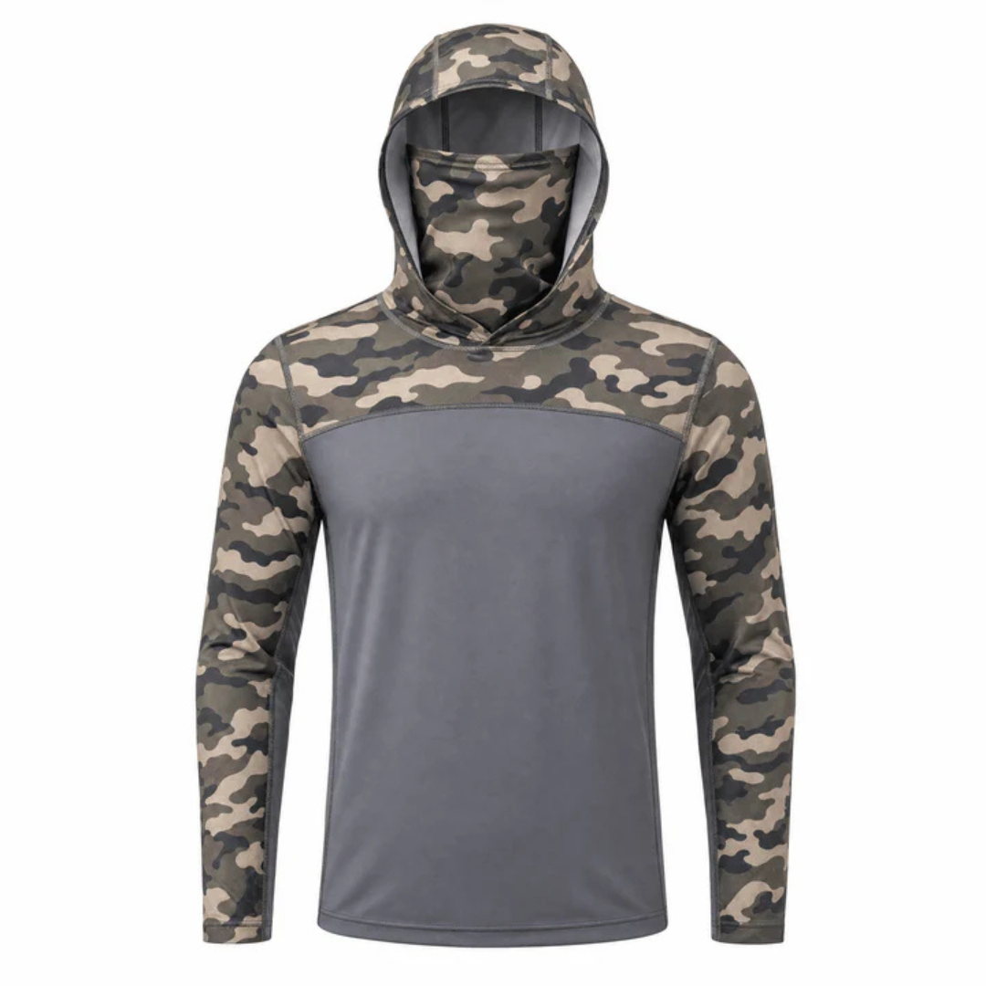 UV-Schutz-Sweatshirt mit integrierter Kapuze