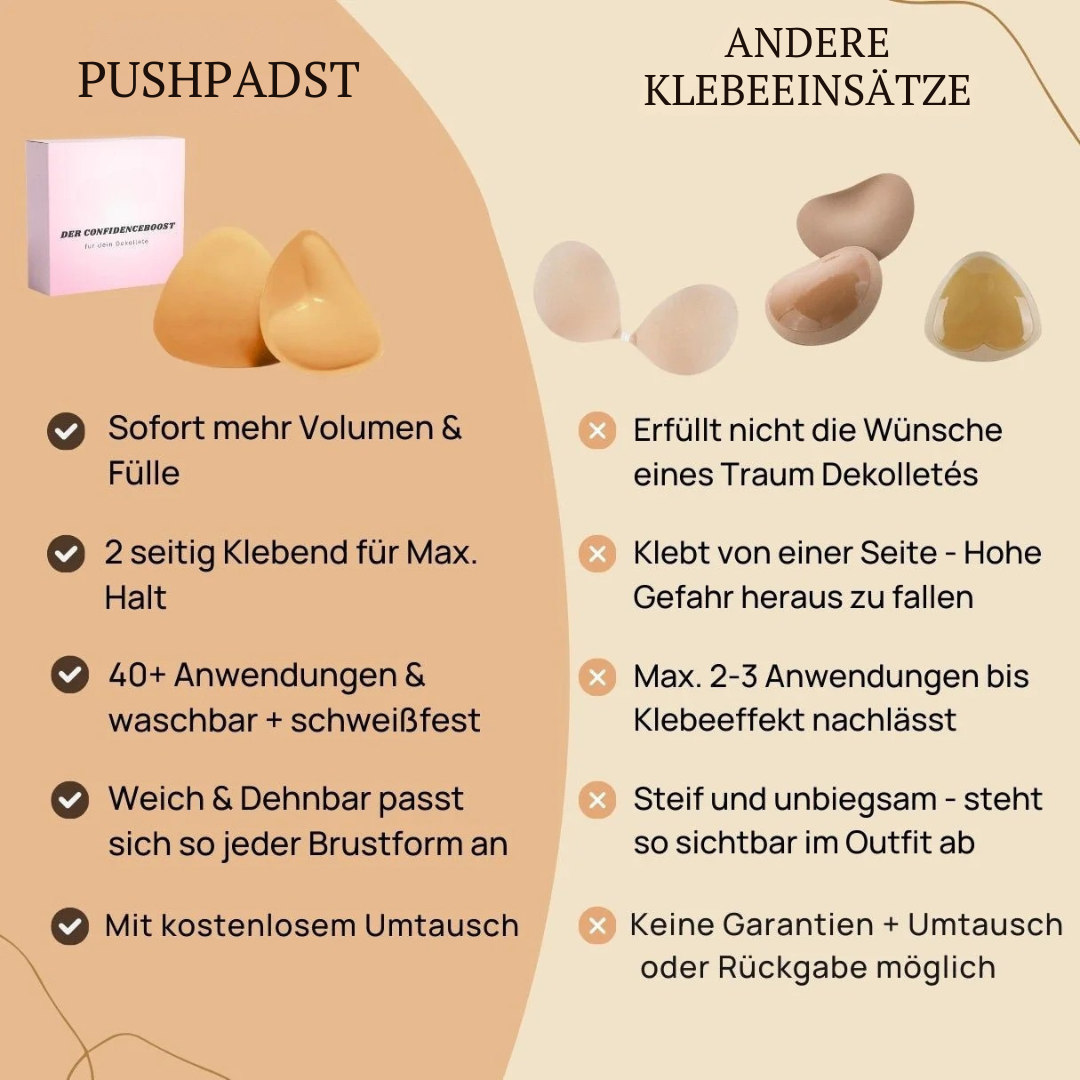 Selbstklebende Push-up-Kissen