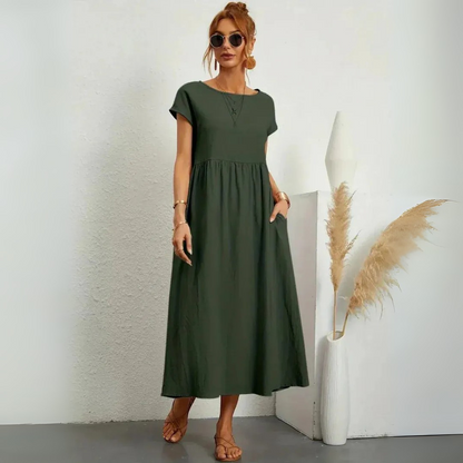 Robe d’été légère en coton fluide