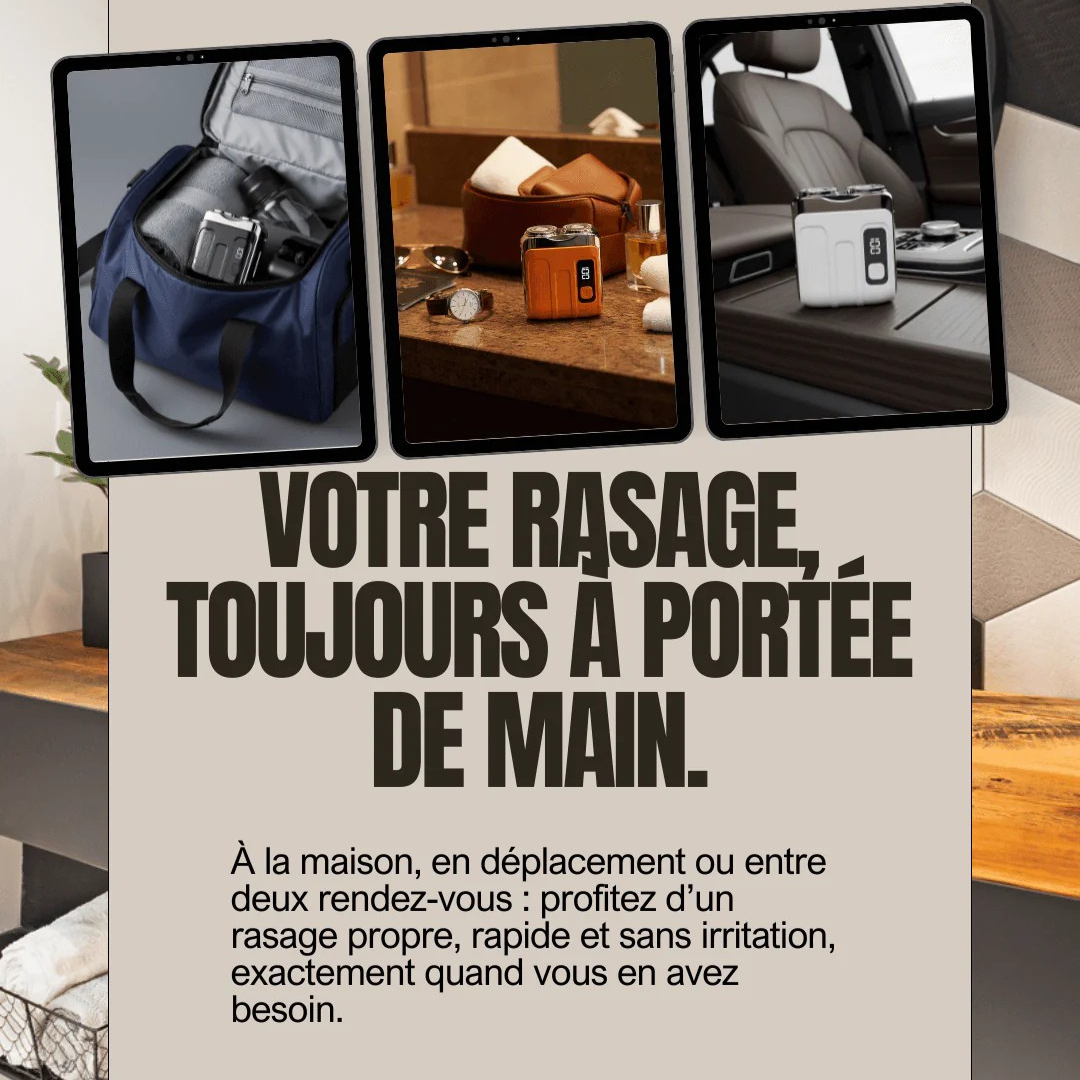 Kompakter Akku-Rasierer