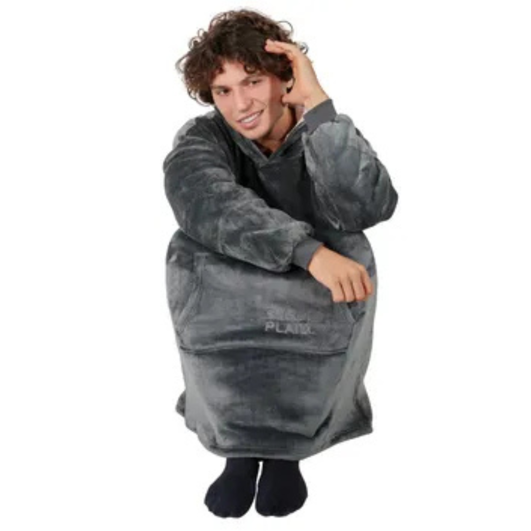 Plaid à Capuche Ultra Doux