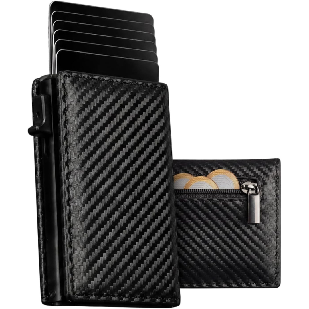 Elegante, kompakte RFID-Brieftasche