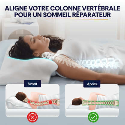 Coussin cervical ergonomique