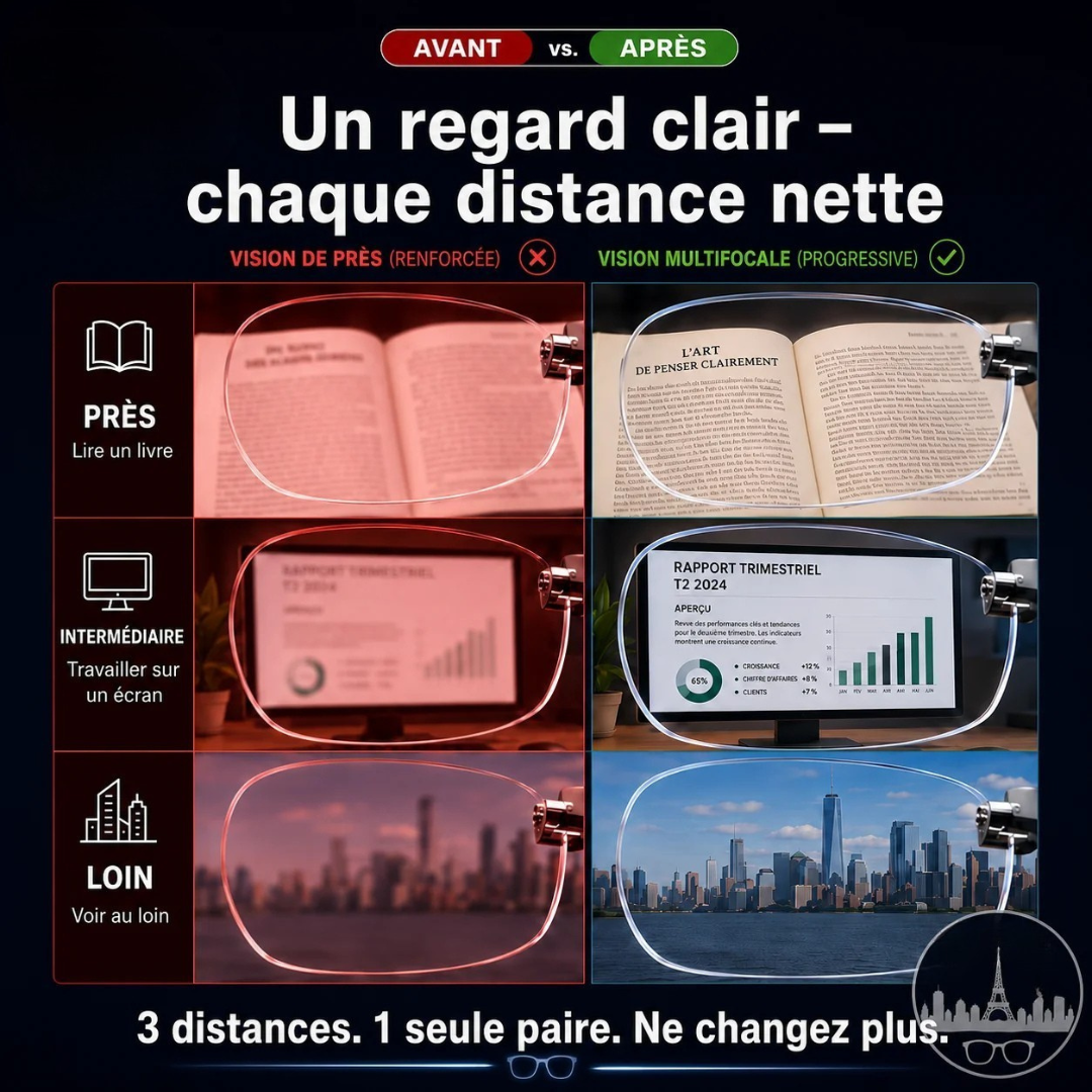 Lunettes de lecture sans monture ultra-légères avec protection UV