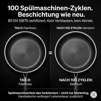 Poêle en acier alvéolé 28 cm sans PFAS