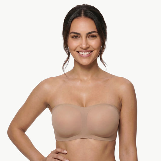 Soutien-gorge invisible sans bretelles push-up discret