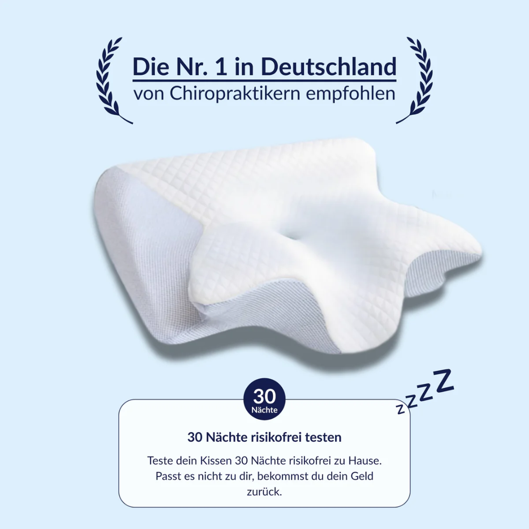 Oreiller cervical ergonomique mémoire de forme
