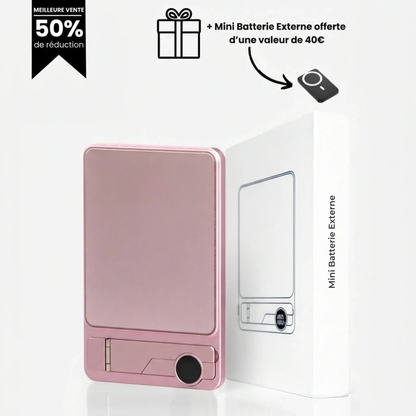 Ultrakompakte externe Mini-Powerbank