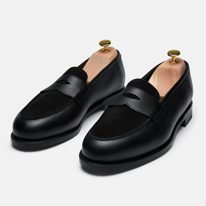 Elegante Herren-Leder-Mokassins