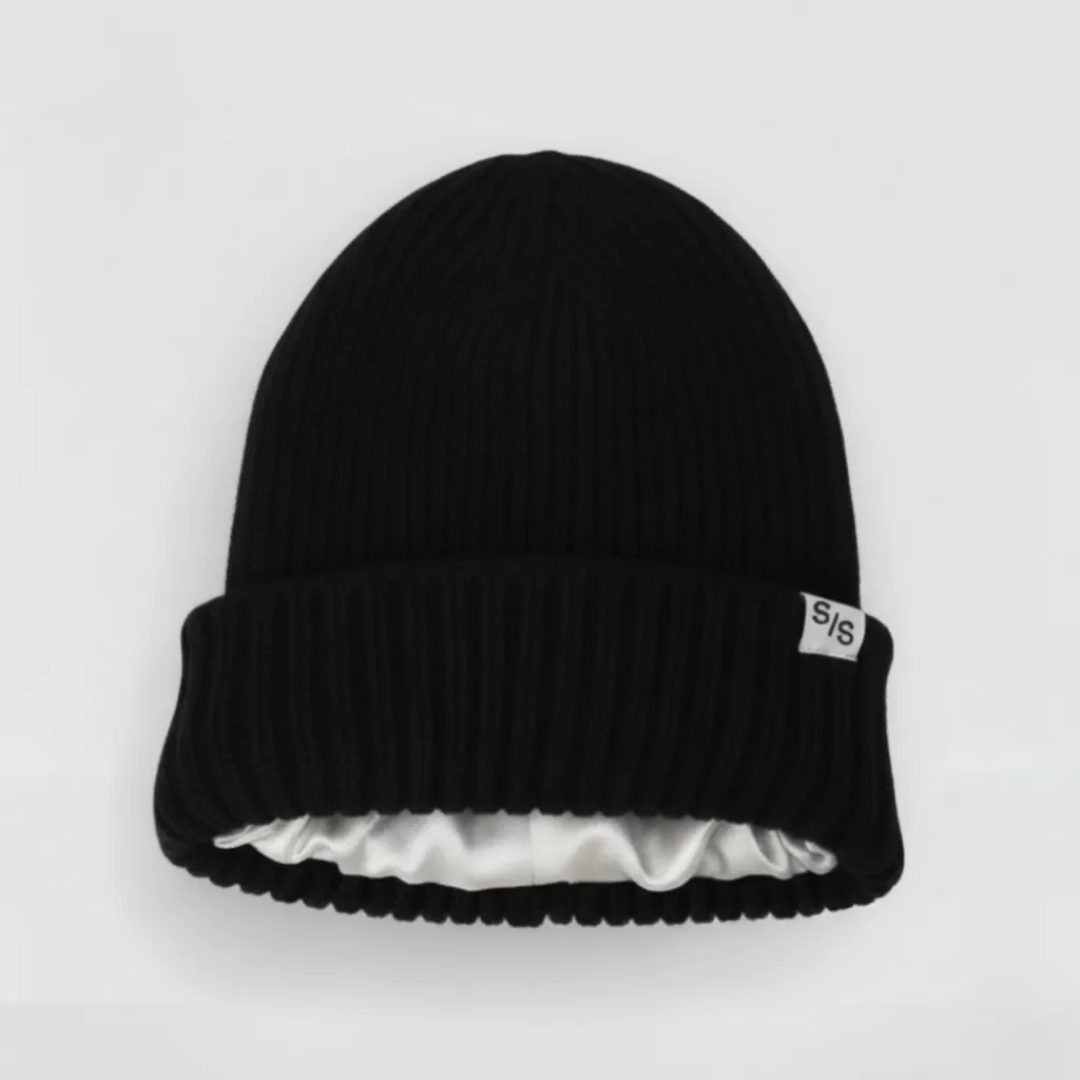 Bonnet thermique en soie hiver