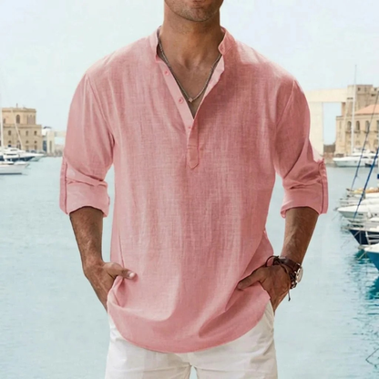 Chemise lin respirant homme été léger