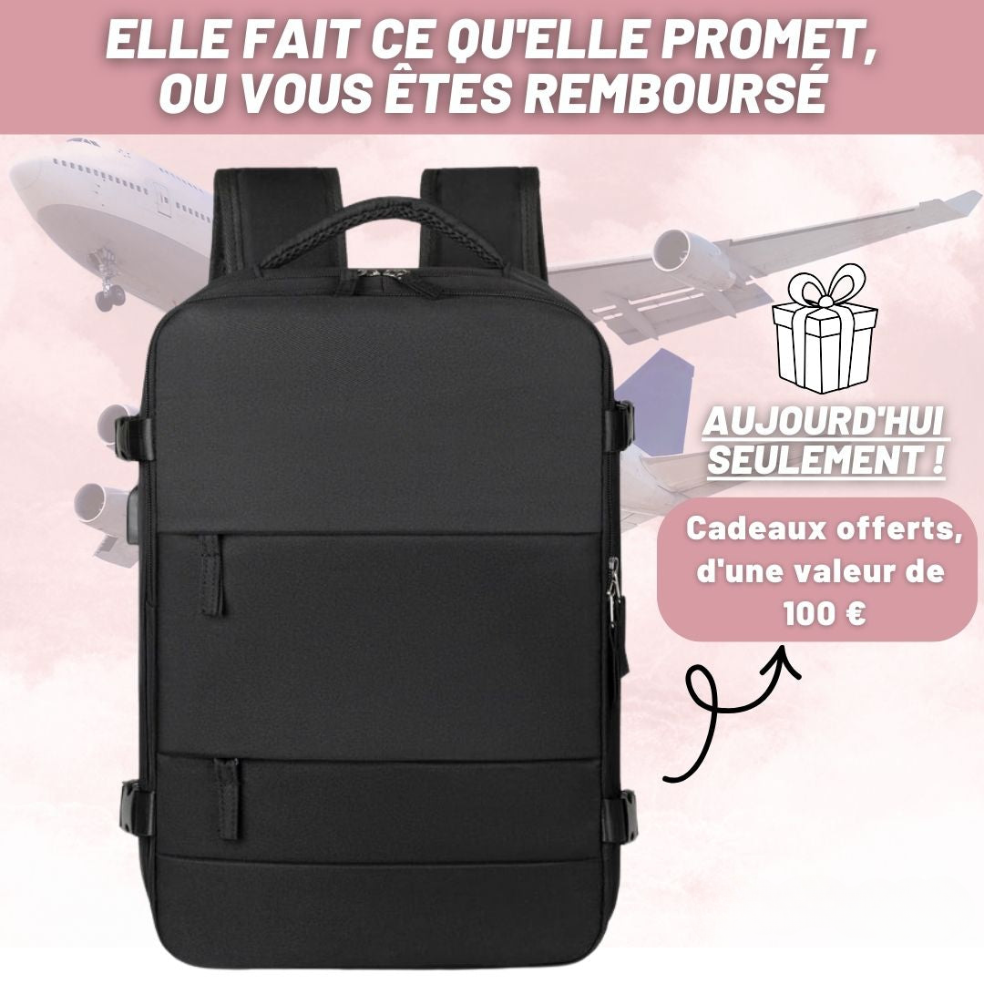 Erweiterbare Reisetasche für das Handgepäck