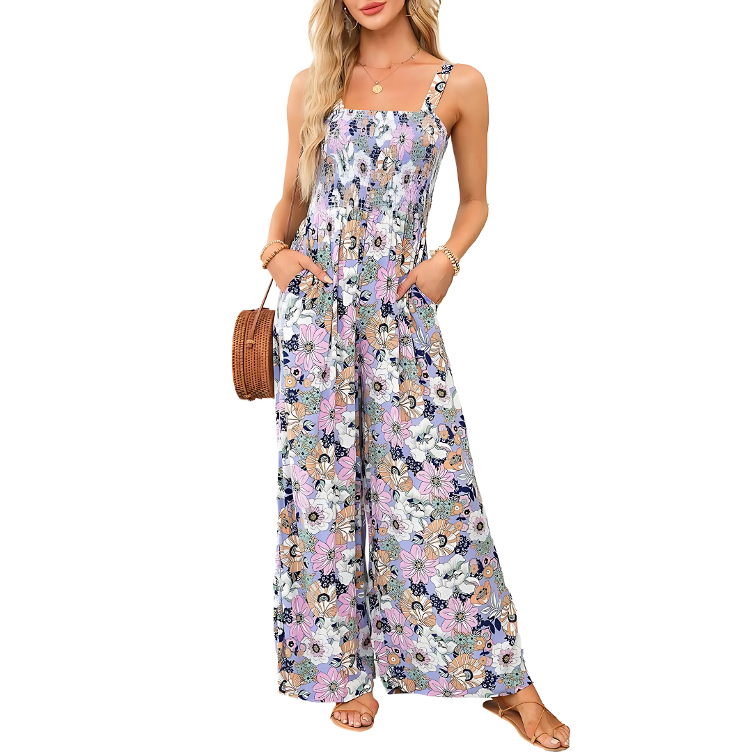Combinaison imprimée bohème femme